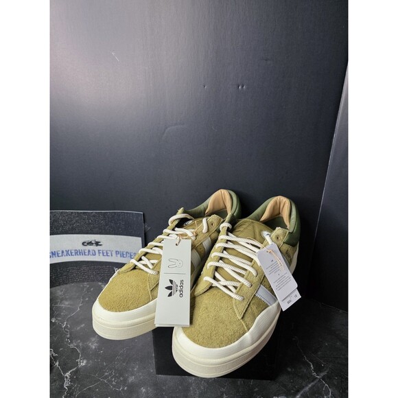 adidas gazelle silver green womens Adidas x Bad Bunny Campus Shoes  Extra Butter